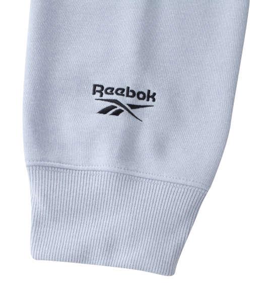 【max8】大きいサイズ メンズ Reebok エステル 裏起毛 クルー トレーナー アイスグレー 1278-4625-1 3L 4L 5L 6L 8L
