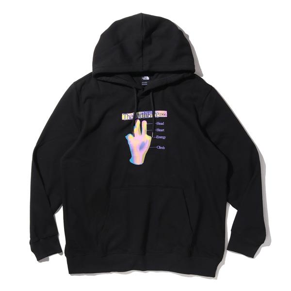 大きいサイズ メンズ THE NORTH FACE ノースフェイス プリント プルオーバー パーカー USA直輸入 nf0a86ws-obm