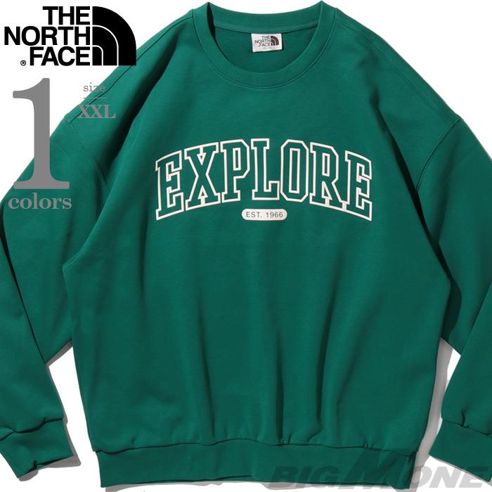 大きいサイズ メンズ THE NORTH FACE ノースフェイス プリント トレーナー USA直輸入 nm5mq02l