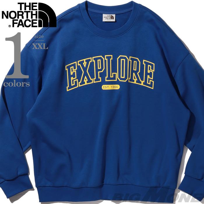 大きいサイズ メンズ THE NORTH FACE ノースフェイス プリント トレーナー USA直輸入 nm5mq02m