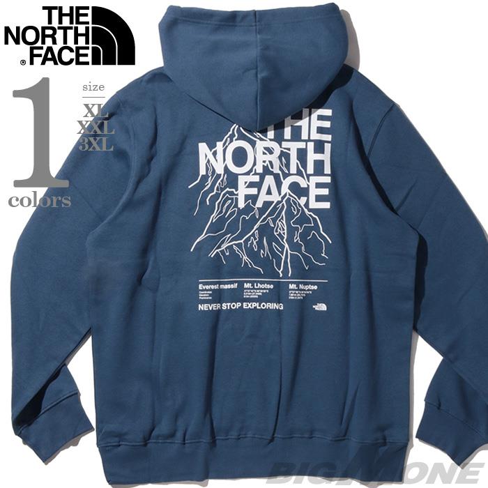 大きいサイズ メンズ THE NORTH FACE ノースフェイス プリント プルオーバー パーカー USA直輸入 nf0a86wy-vjy