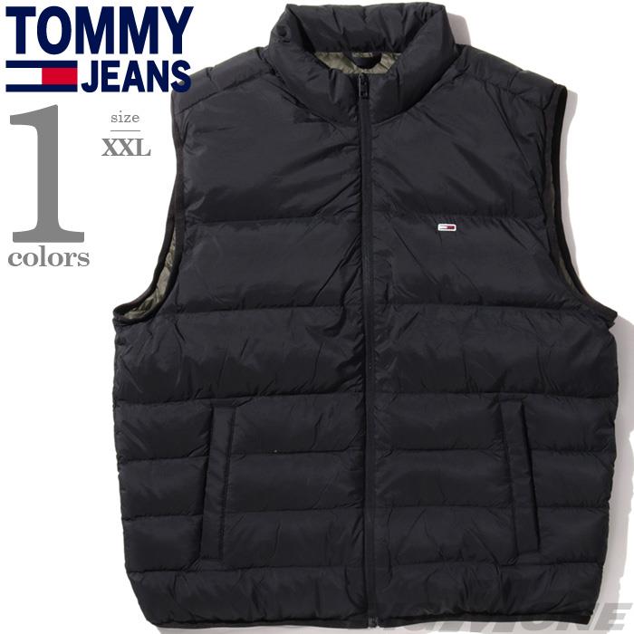大きいサイズ メンズ TOMMY JEANS トミージーンズ ダウン ベスト USA直輸入 dm0dm18896