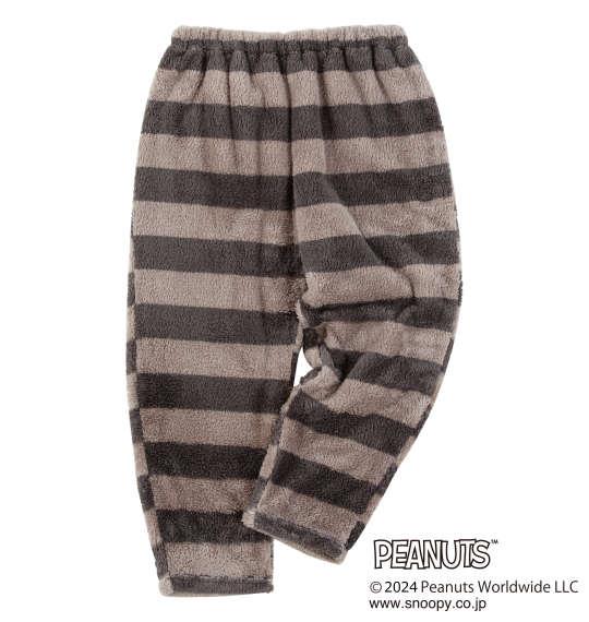 【max8】大きいサイズ メンズ PEANUTS ふわもこ × ぼあもこ スウェット セット チャコール 1279-4310-2 3L 4L 5L 6L 8L