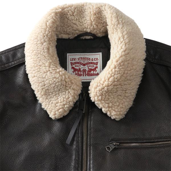 大きいサイズ メンズ LEVIS リーバイス フェイクレザー ジャケット USA直輸入 lm3ru804