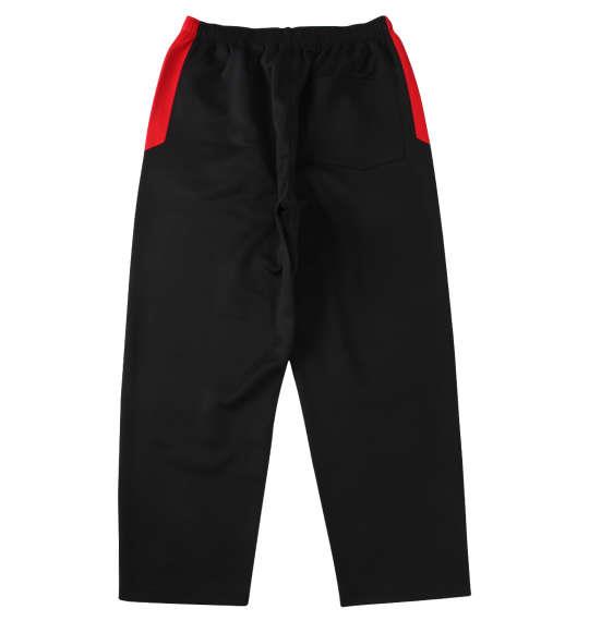 大きいサイズ メンズ SOUL SPORTS × 新日本プロレス L・I・J 長袖 ジャージ セット ブラック × レッド 1276-5101-1 3L 4L 5L 6L