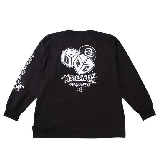 大きいサイズ メンズ DCSHOES 25GAME 長袖 Tシャツ ブラック 1278-5110-2 3L 4L 5L 6L
