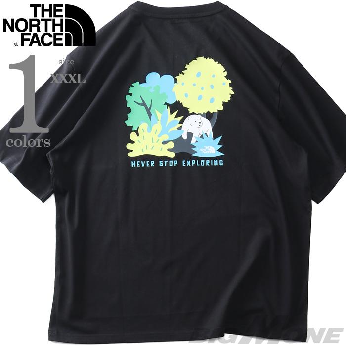大きいサイズ メンズ THE NORTH FACE ノースフェイス プリント 半袖 Tシャツ HIGHLAND S/S TEE USA直輸入 nt7uq03a