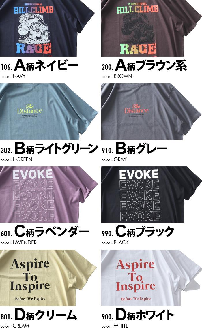 【go2025】【max8】大きいサイズ メンズ DANIEL DODD プリント 半袖 Tシャツ 全8色 春夏新作 azt-2502pt2