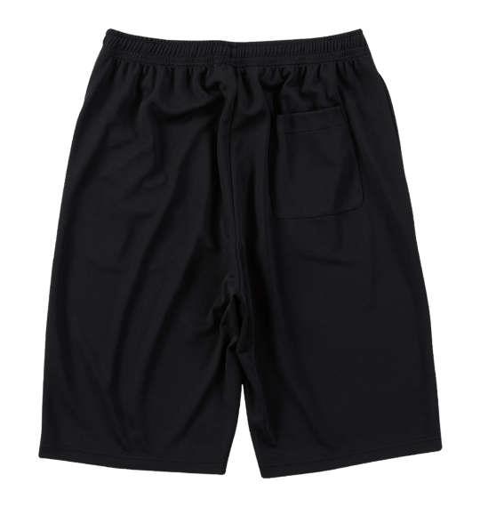 【max8】大きいサイズ メンズ 豊天 背中で語る美豚 DRY ハニカムメッシュ 半袖 Tシャツ + ハーフパンツ ブラック 1258-5279-1 3L 4L 5L 6L 7L 8L