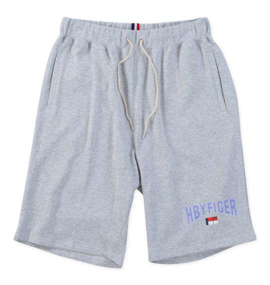 【max8】大きいサイズ メンズ H by FIGER スウェット ハーフパンツ アッシュグレー 1264-5210-1 3L 4L 5L 6L 8L