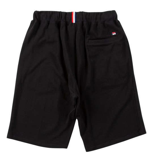 【max8】大きいサイズ メンズ H by FIGER スウェット ハーフパンツ ブラック 1264-5210-2 3L 4L 5L 6L 8L