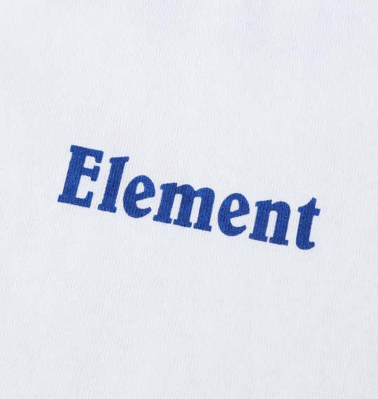 大きいサイズ メンズ ELEMENT FLANE 半袖 Tシャツ ホワイト 1278-5257-1 3L 4L 5L 6L
