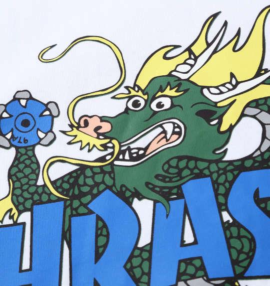 【max8】大きいサイズ メンズ THRASHER Dragon 半袖 Tシャツ ホワイト 1278-5518-1 3L 4L 5L 6L 8L