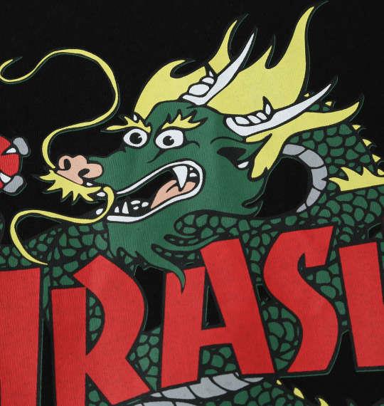 【max8】大きいサイズ メンズ THRASHER Dragon 半袖 Tシャツ ブラック 1278-5518-2 3L 4L 5L 6L 8L