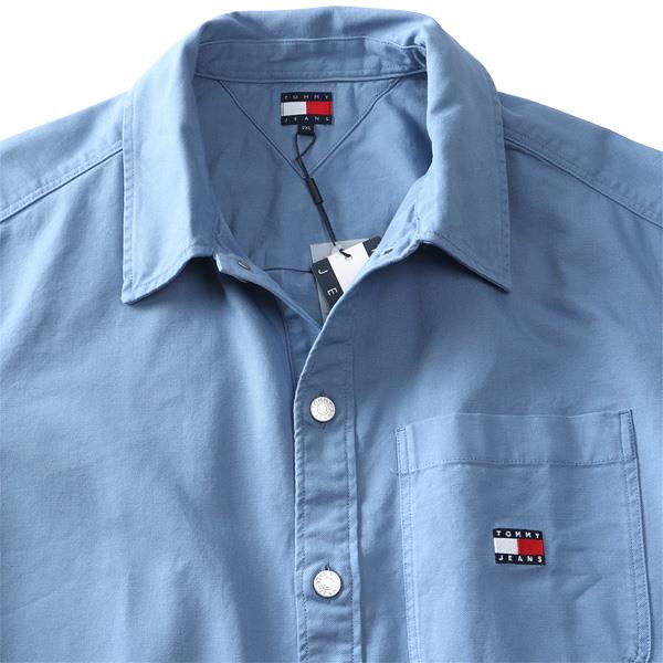 大きいサイズ メンズ TOMMY JEANS トミージーンズ シャツ ジャケット ESSENTIAL OVERSHIRT EXT USA直輸入 dm0dm20236