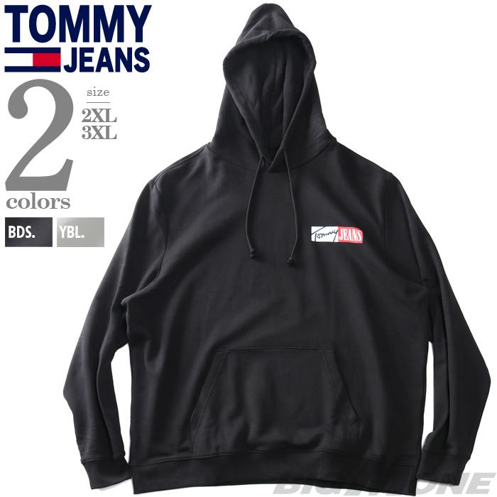 大きいサイズ メンズ TOMMY JEANS トミージーンズ プルオーバー パーカー REG ENTRY GRAPHIC HOODIE EXT USA直輸入 dm0dm20257