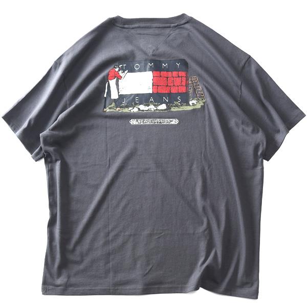 大きいサイズ メンズ TOMMY JEANS トミージーンズ プリント 半袖 Tシャツ RLX NOVELTY1 TEE USA直輸入 dm0dm20351