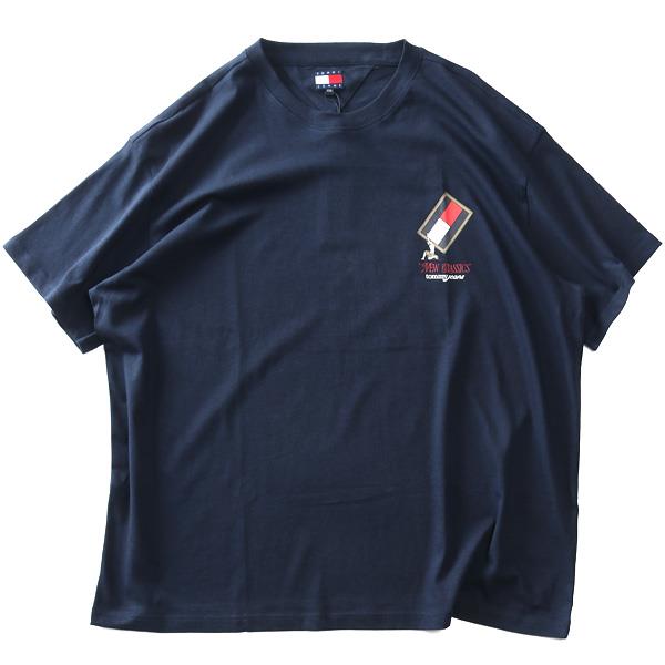 大きいサイズ メンズ TOMMY JEANS トミージーンズ プリント 半袖 Tシャツ RLX NOVELTY1 TEE USA直輸入 dm0dm20351