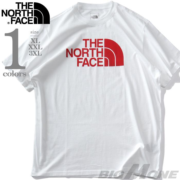 大きいサイズ メンズ THE NORTH FACE ノースフェイス プリント 半袖 Tシャツ S/S HALF DOME TEE USA直輸入 nf0a812m-5id