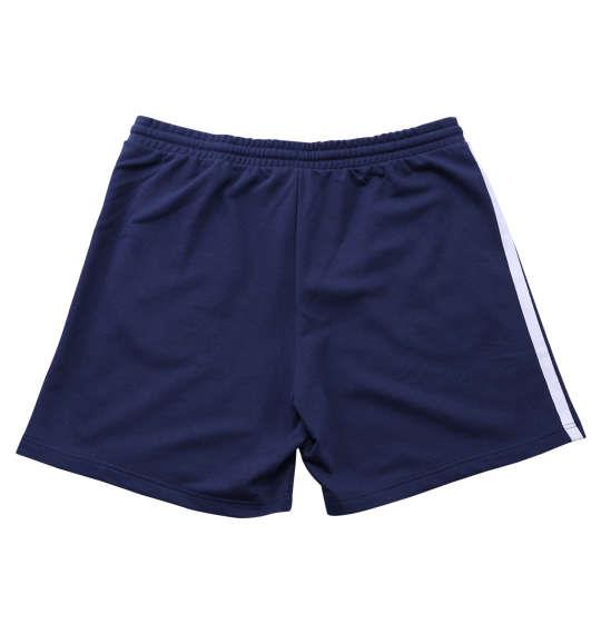 大きいサイズ メンズ adidas ESS 3ST スウェット ハーフパンツ ダークブルー 1244-5200-3 4XL 5XL