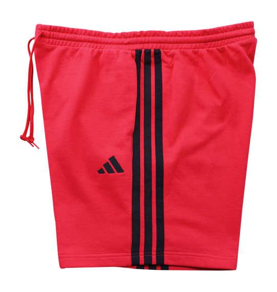 大きいサイズ メンズ adidas ESS 3ST スウェット ハーフパンツ ピュアルビー 1244-5200-4 4XL 5XL