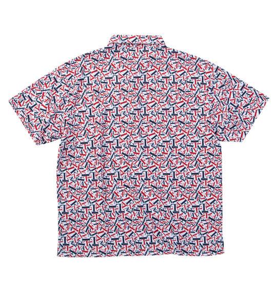 大きいサイズ メンズ FILA GOLF 遮熱バーチカルメッシュ タイポプリント 半袖 シャツ トリコロール 1278-5222-1 3L 4L 5L 6L