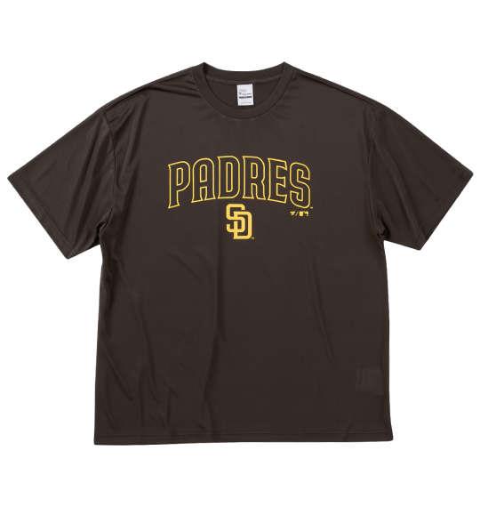 大きいサイズ メンズ Fanatics MLBフロントワードロゴ 半袖 Tシャツ ブラウン 1278-5530-3 3L 4L 5L 6L