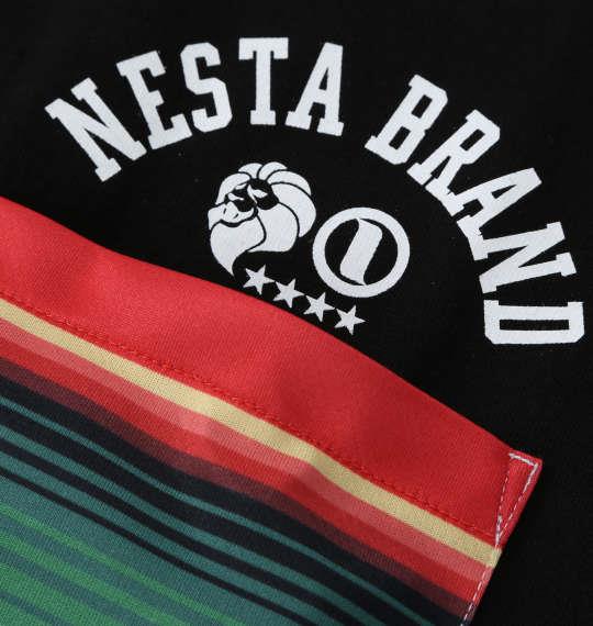 【max8】大きいサイズ メンズ NESTA BRAND 天竺 ポケット付 半袖 Tシャツ ブラック 1278-5551-2 3L 4L 5L 6L 8L