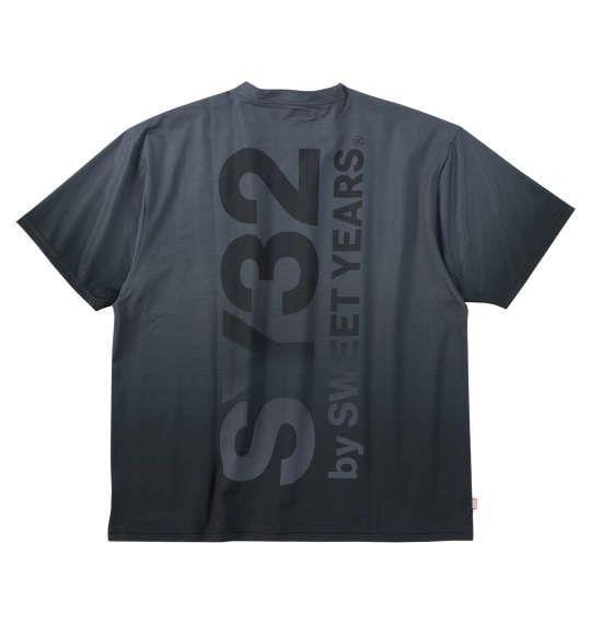 大きいサイズ メンズ SY32 by SWEET YEARS グラデーションビッグロゴ 半袖 Tシャツ ブラック 1278-5242-2 3L 4L 5L 6L
