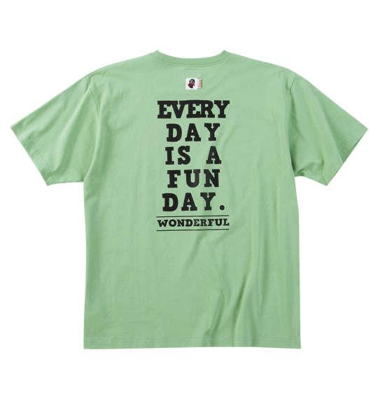 【max8】大きいサイズ メンズ FUN for modemdesign DOG 半袖 Tシャツ ミント 1278-5254-1 3L 4L 5L 6L 8L