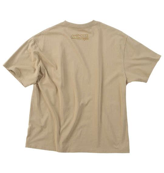 【max8】大きいサイズ メンズ ANIMORE Mate 天竺 フサギさん 半袖 Tシャツ ベージュ 1268-5211-1 3L 4L 5L 6L 8L