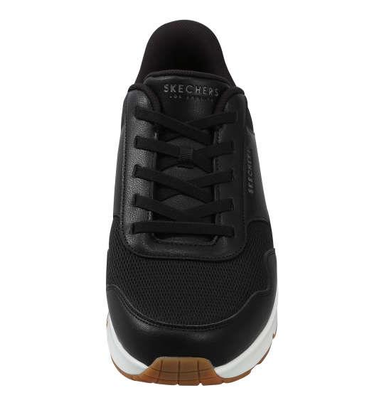 大きいサイズ メンズ SKECHERS スニーカー UNO-BANKSIA SLIP-IN ブラック 1240-5253-2 30 31 32