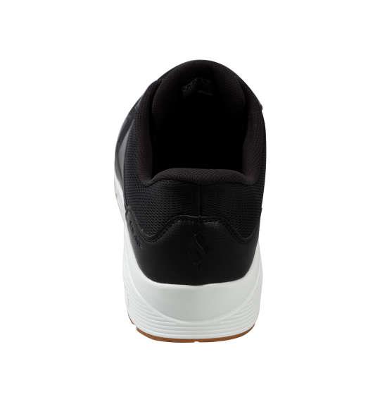大きいサイズ メンズ SKECHERS スニーカー UNO-BANKSIA SLIP-IN ブラック 1240-5253-2 30 31 32