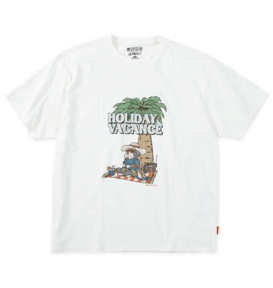 【max8】大きいサイズ メンズ KRIFF MAYER WET PROTECT シャナウザー 半袖 Tシャツ オフホワイト 1278-5510-1 3L 4L 5L 6L 8L