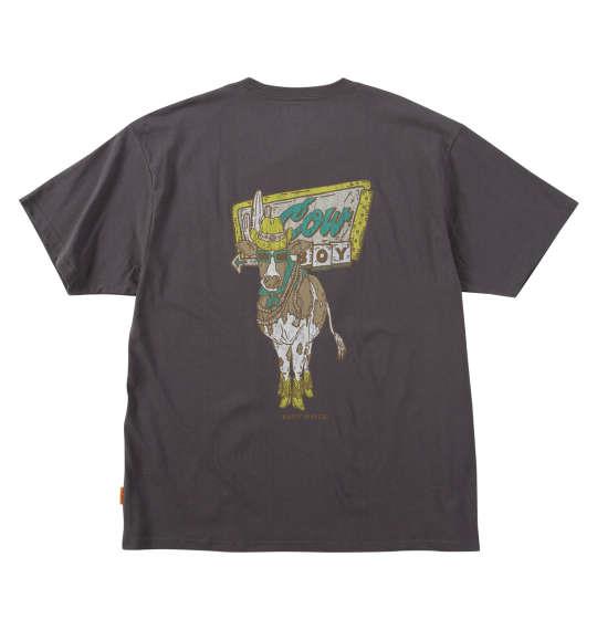 【max8】大きいサイズ メンズ KRIFF MAYER WET PROTECT カウボーイ 半袖 Tシャツ チャコール 1278-5512-2 3L 4L 5L 6L 8L