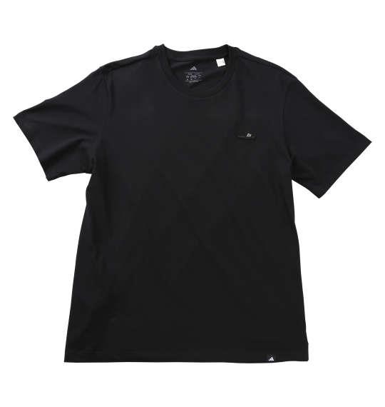 大きいサイズ メンズ adidas SLIDE 半袖 Tシャツ ブラック 1248-5211-2 3XL 4XL 5XL