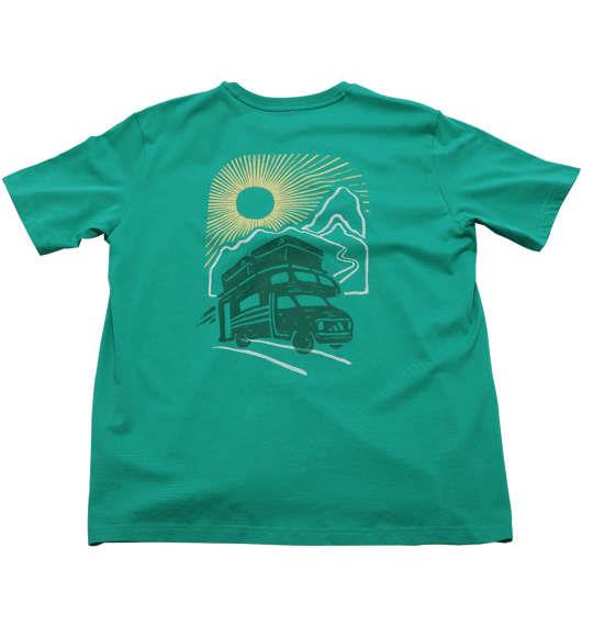 大きいサイズ メンズ adidas JETSETグラフィック 半袖 Tシャツ セミコートグリーン 1248-5212-2 3XL 4XL 5XL