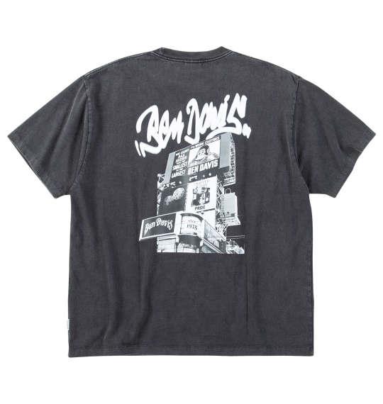 大きいサイズ メンズ BEN DAVIS ビルボード ヴィンテージ 半袖 Tシャツ ブラック 1278-5590-2 3L 4L 5L 6L
