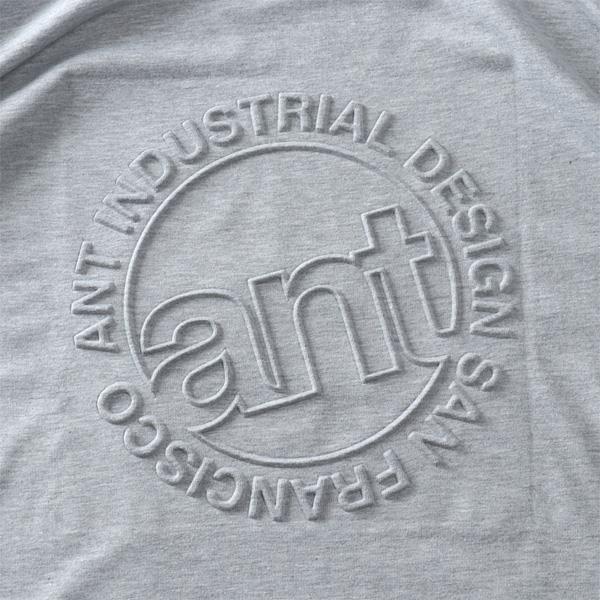 【go2025】大きいサイズ メンズ ANT INDUSTRIAL DESIGN アントインダストリアルデザイン 天竺 エンボス加工 半袖 Tシャツ 吸水速乾 UVカット 春夏新作 12525088