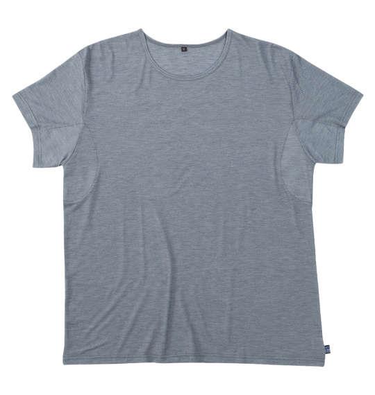【max8】大きいサイズ メンズ EDWIN デニスラ 二分袖 クルーネック Tシャツ インディゴ 1249-5250-3 3L 4L 5L 6L 7L 8L