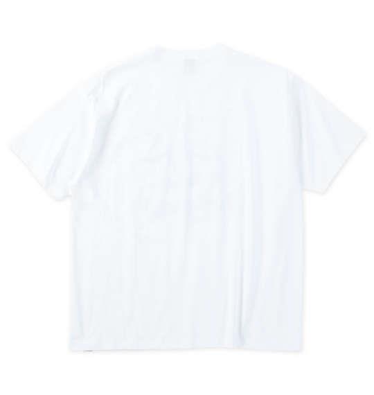大きいサイズ メンズ b-one-soul DUCK DUDE リフレクターフェイス 半袖 Tシャツ ホワイト 1258-5261-1 3L 4L 5L 6L