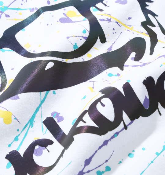 大きいサイズ メンズ b-one-soul DUCK DUDE リフレクターフェイス 半袖 Tシャツ ホワイト 1258-5261-1 3L 4L 5L 6L