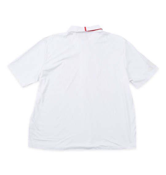 大きいサイズ メンズ adidas golf アディゼロバックプリント 半袖 シャツ ホワイト 1278-5200-1 3XL 4XL 5XL