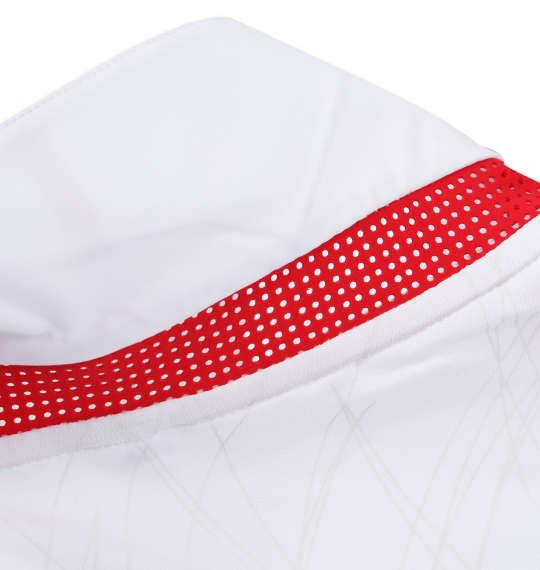大きいサイズ メンズ adidas golf アディゼロバックプリント 半袖 シャツ ホワイト 1278-5200-1 3XL 4XL 5XL