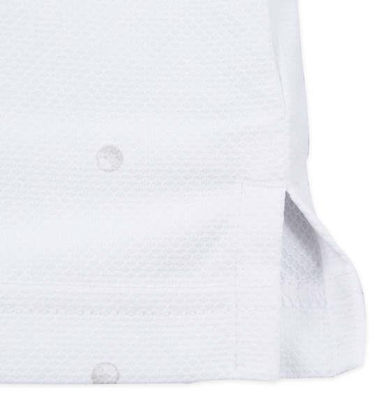 大きいサイズ メンズ adidas golf モノグラム 半袖 シャツ ホワイト 1278-5201-1 3XL 4XL 5XL