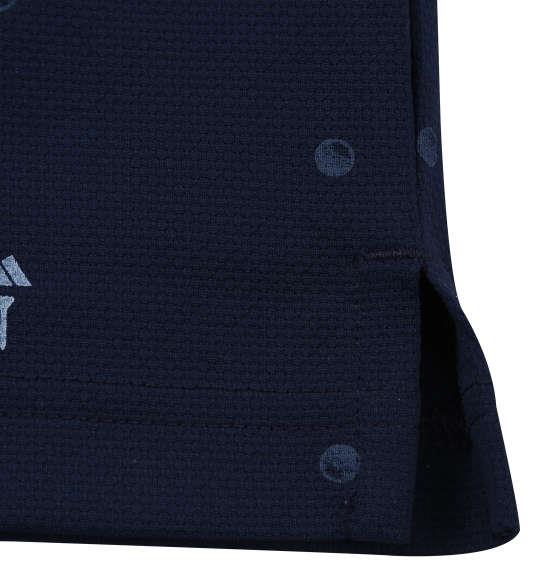 大きいサイズ メンズ adidas golf モノグラム 半袖 シャツ カレッジネイビー 1278-5201-2 3XL 4XL 5XL