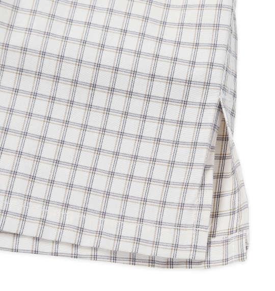 【max8】大きいサイズ メンズ OUTDOOR PRODUCTS ブロードチェック レギュラーカラー 半袖 シャツ アイボリー系 1257-5211-1 3L 4L 5L 6L 7L 8L