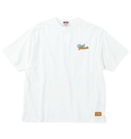 大きいサイズ メンズ ATC×NEW JACK イラスト 半袖 Tシャツ ホワイト 1278-5235-1 3L 4L 5L 6L