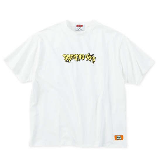 大きいサイズ メンズ ATC×NEW JACK BOB&FREDゴースト 半袖 Tシャツ ホワイト 1278-5236-1 3L 4L 5L 6L