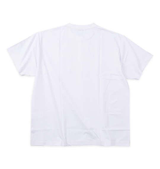 【max8】大きいサイズ メンズ ヒヤロン 接触冷感 ポケット付 半袖 Tシャツ ホワイト 1278-5505-1 3L 4L 5L 6L 7L 8L